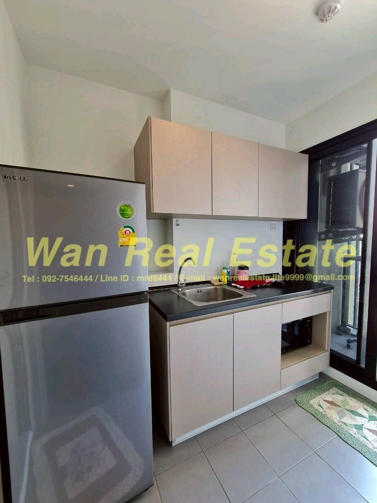 For RentCondoRattanathibet, Sanambinna : For rent, politan rive, 18th floor, size 25 sq m, economical price.