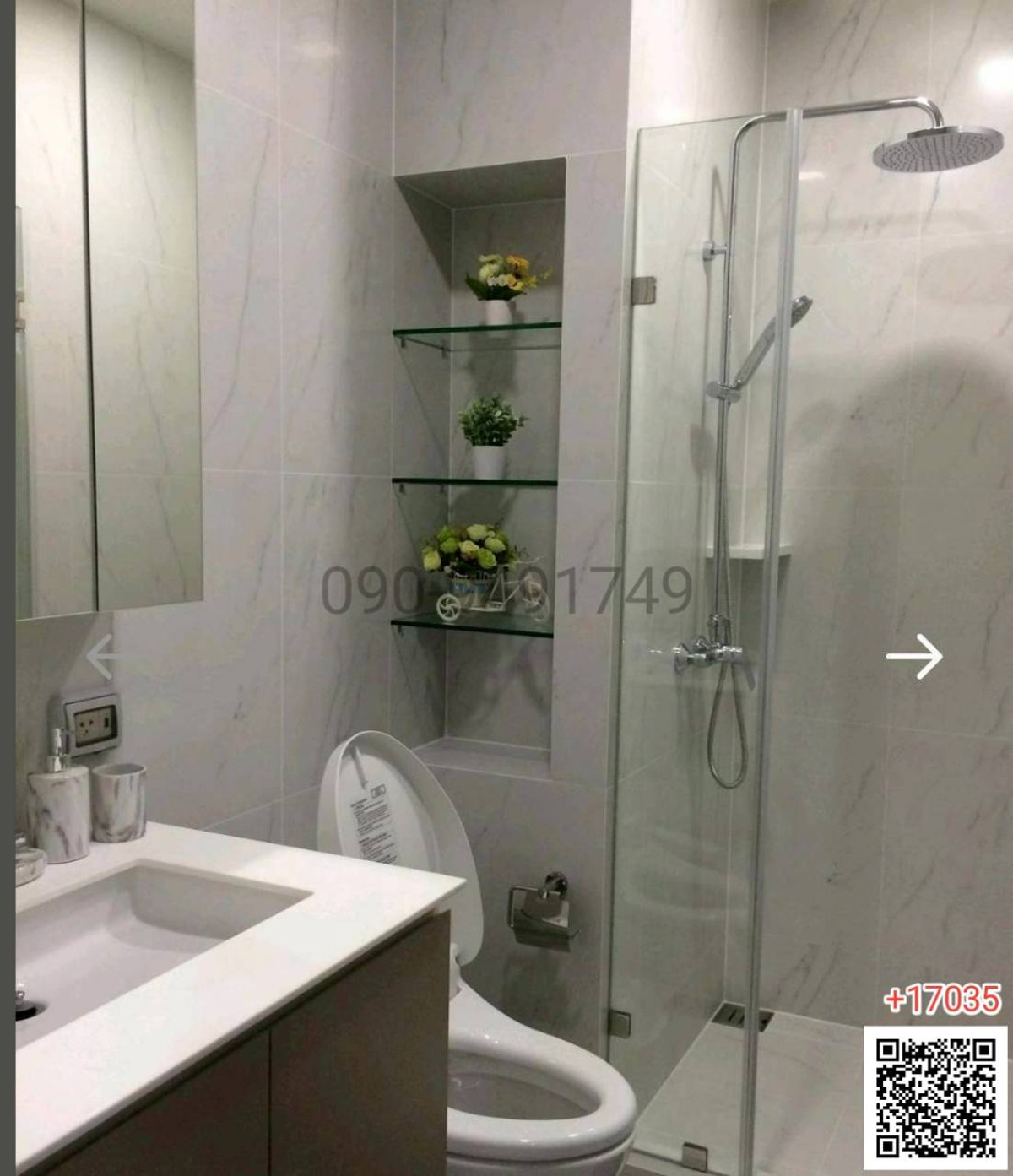 For RentCondoRama9, Petchburi, RCA : Condo for rent, Chewathai Residence Asoke, ready to move in.