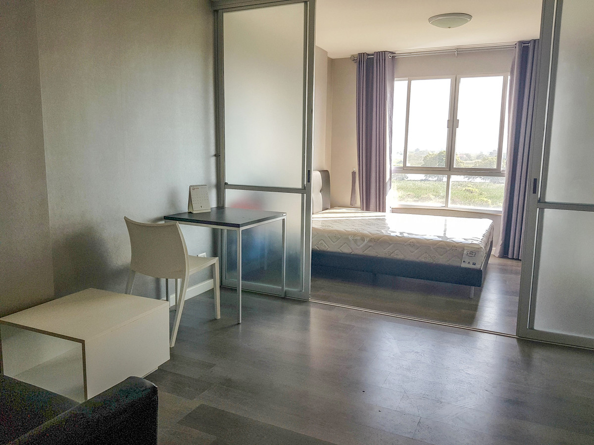 For RentCondoBangna, Bearing, Lasalle : For rent, D Condo Campus Resort Bangna, near ABAC University, size 30 sq m., Building C, 6th floor.