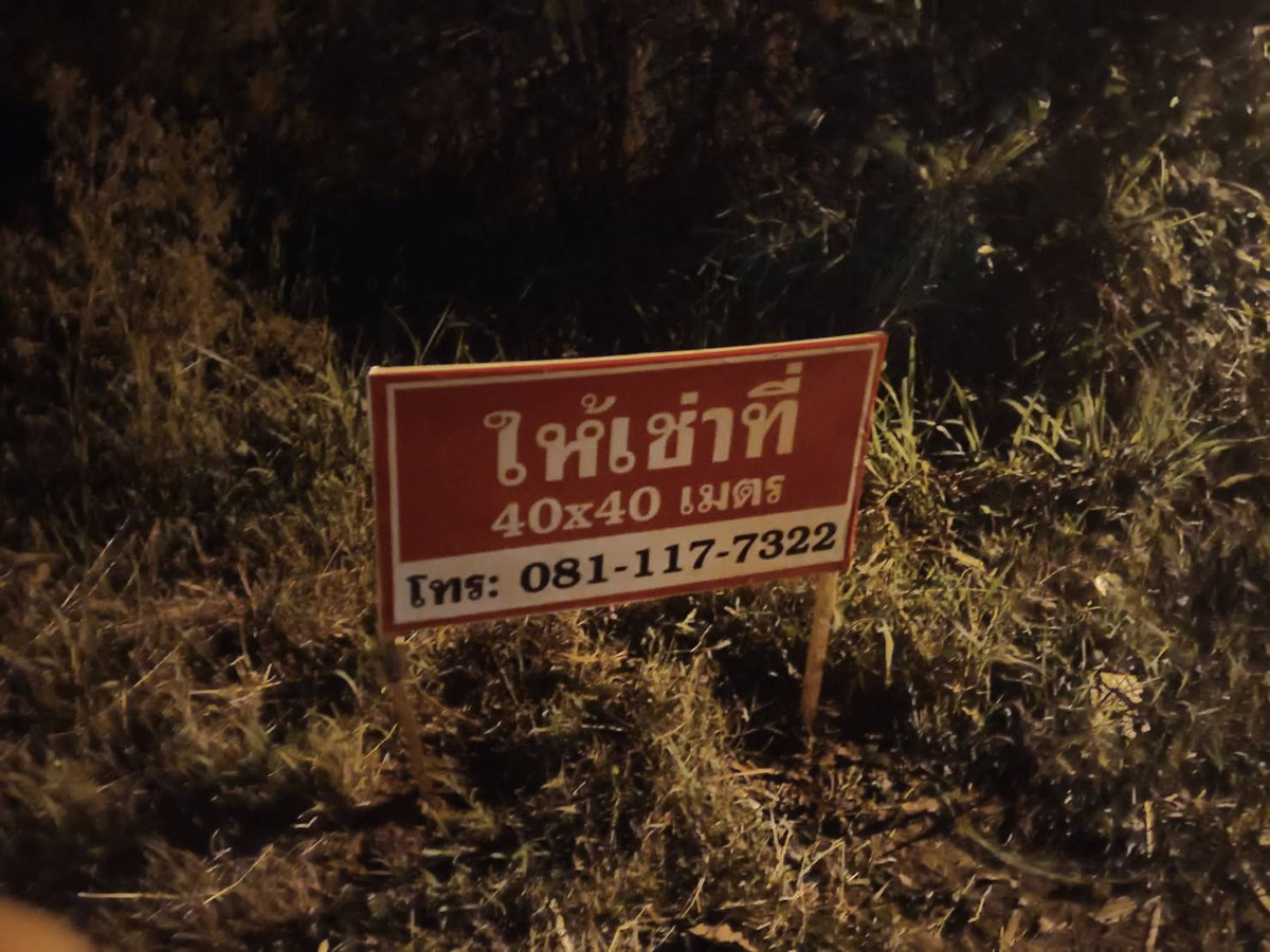 ให้เช่าที่ดินเลย : ที่ดินหน้ากว้างลึก (40X40 ม.) ติดถนนใหญ่ เขตชุมชน/ธุรกิจ อ.ผาขาว จ.เลย