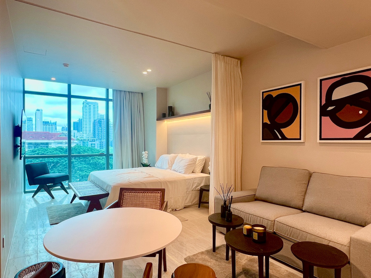 For RentCondoSukhumvit, Asoke, Thonglor : Luxury Studio Condo for Rent in Asoke Bangkok | Near BTS & MRT | Prime CBD Location