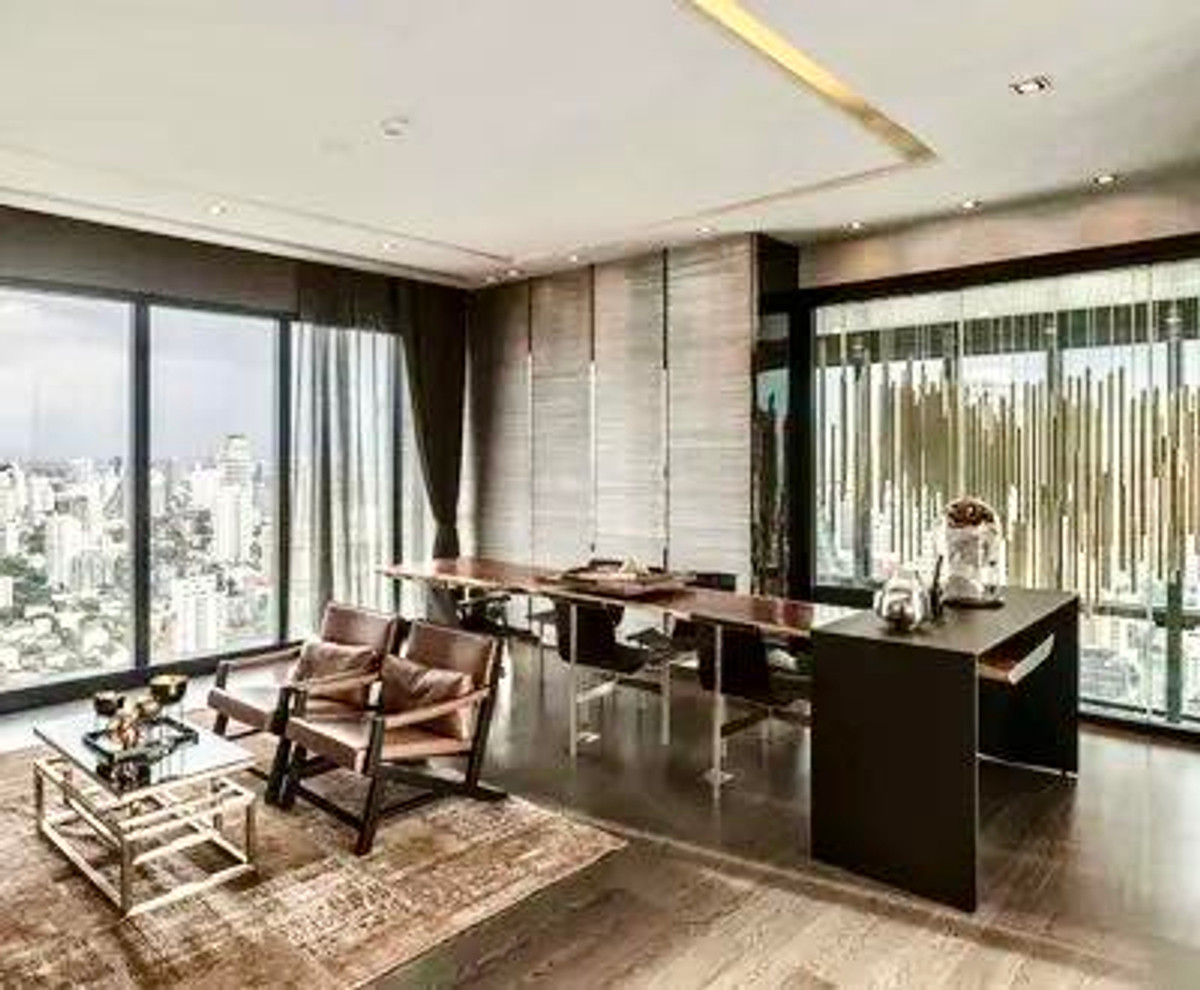 For RentCondoSukhumvit, Asoke, Thonglor : 🔥 Ashton Asoke, very beautiful room! 1 bedroom, 35 sq m, next to MRT Sukhumvit 0 meters, only 35,000/month, room ready to move in, open city view, high floor.