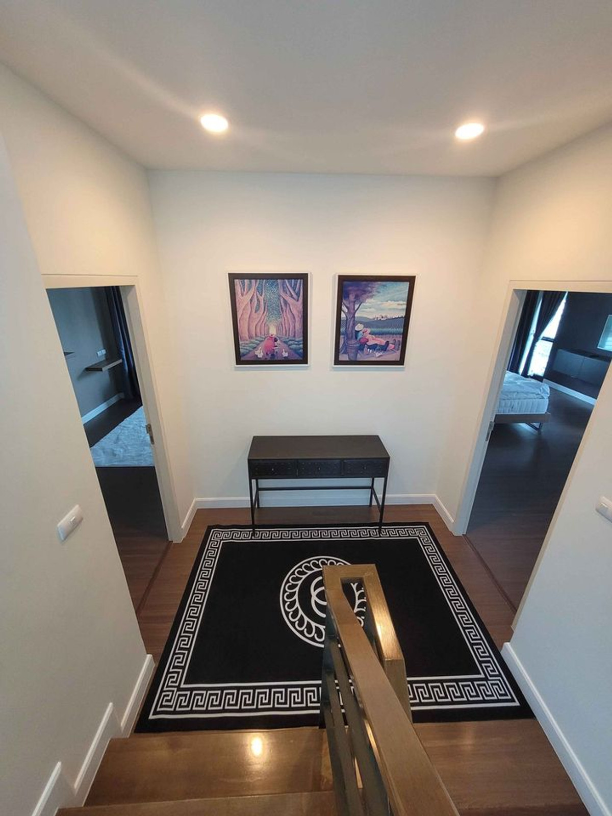 For RentHouseLadkrabang, Suwannaphum Airport : Single house for rent, Lumpini Suan Luang Rama 9, opposite Suan Luang Rama 9.