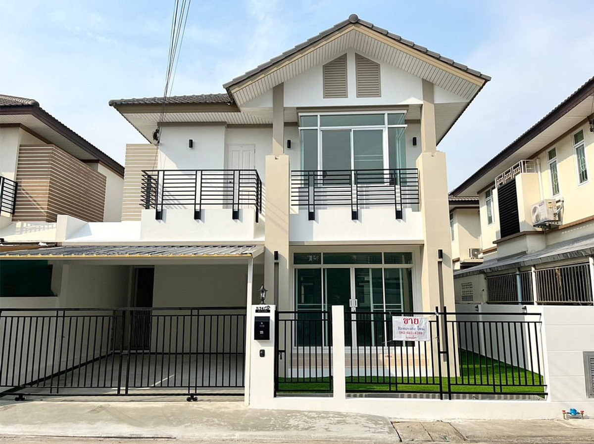 ขายบ้านนนทบุรี บางใหญ่ บางบัวทอง : สอบถามโทร : 082-661-4789 หมู่บ้านชิชากร 2 บางใหญ่ บ้านรีโนเวทใหม่ทั้งหลัง 4 ห้องนอน 3 ห้องน้ำ ทำเลทองติดถนนกาญจนาภิเษก ใกล้เซ็นทรัลเวสต์เกต เพียง 3.5 กม.