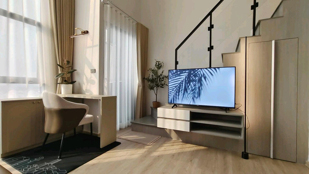 ให้เช่าคอนโดปิ่นเกล้า จรัญสนิทวงศ์ : 🔥ให้เช่า ห้องใหม่สวย Duplex ✨ Origin Plug and play Sirindhorn ใกล้ MRT สิรินธร