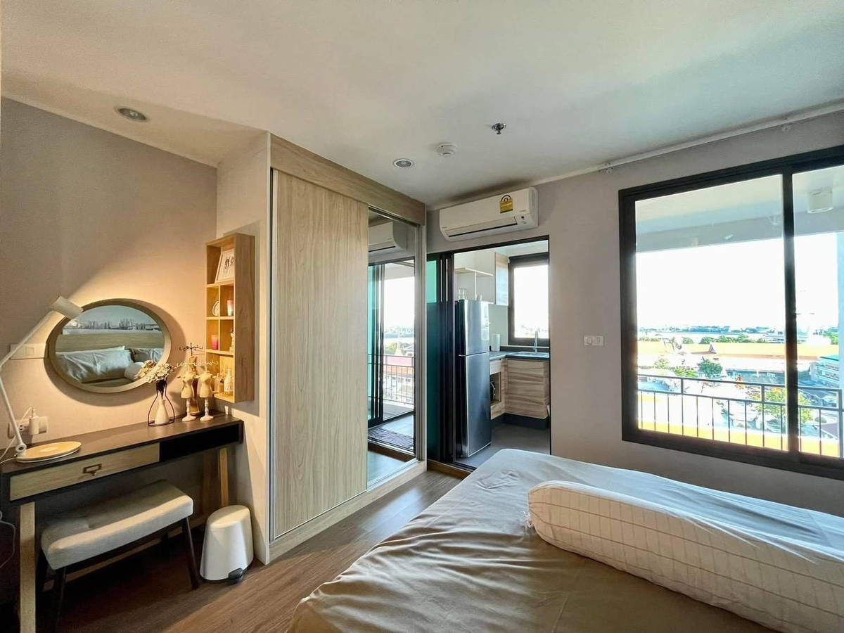 For RentCondoRama3 (Riverside),Satupadit : For rent 1 bedroom, 1 bathroom, U Delight Residence Riverfront Rama 3.