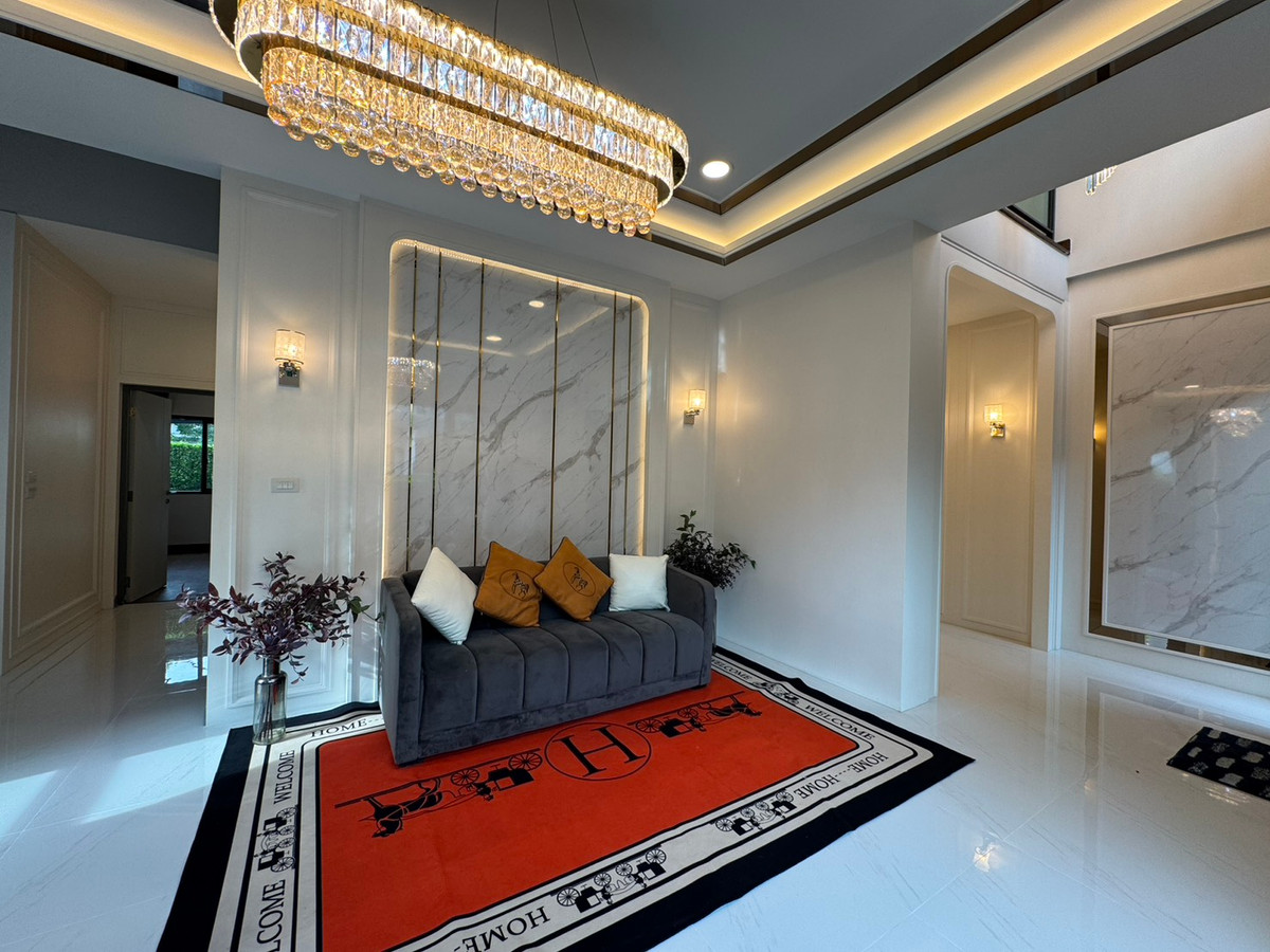 For RentHouseBangna, Bearing, Lasalle : S04-0109 Luxury Single House for Rent or Sale: THE CITY BANGNA