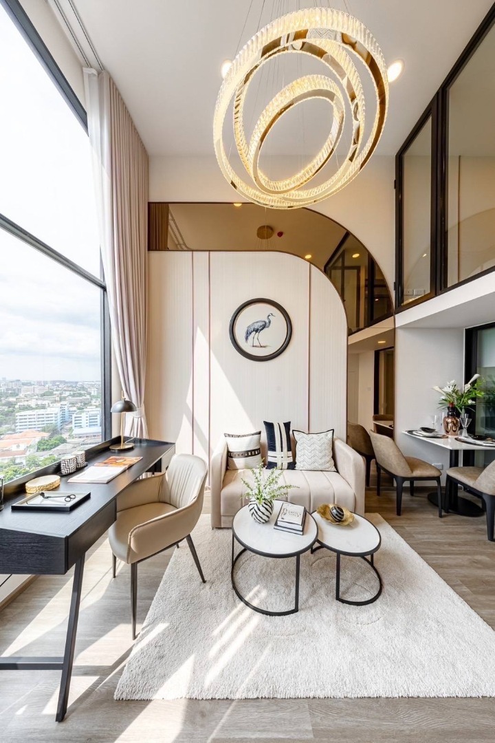 ให้เช่าคอนโดเกษตรศาสตร์ รัชโยธิน : 🔥ให้เช่าด่วน🔥 SO Origin Kaset Interchange ห้อง Duplex เพดานสูง วิวสระสวย ติด BTS ม.เกษตร