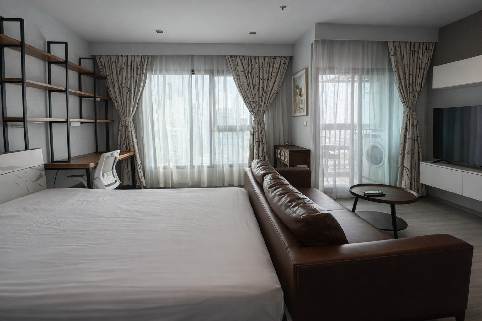 For RentCondoRama9, Petchburi, RCA : 🔥For Rent Now🔥 Life Asoke Rama 9, High Floor (32nd floor), Unobstructed View, Close to MRT Rama 9 (Only 300 m).