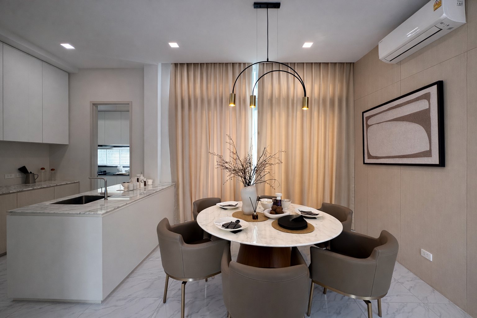 ขายบ้านมีนบุรี-ร่มเกล้า : 🔥ขายด่วน+🔥อาร์ทีค รามคำแหง ใกล้สถานีรถไฟฟ้าสายสีส้ม เฟอร์นิเจอร์ครบ พร้อมเข้าอยู่