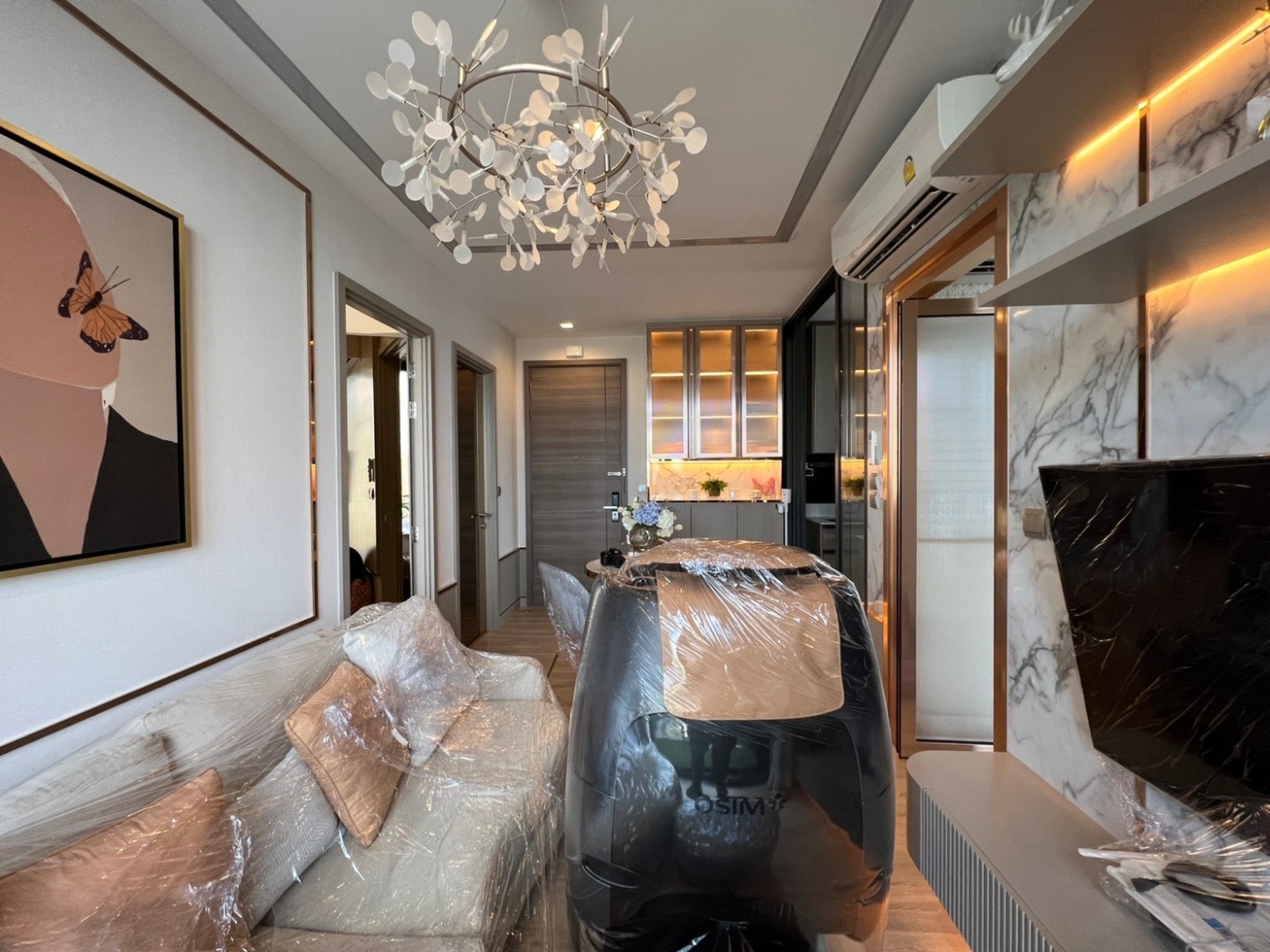 ขายคอนโดสะพานควาย จตุจักร : 🔥ขายด่วน+🔥เดอะ ไลน์ พหลฯ-ประดิพัทธ์ ใกล้สถานีรถไฟฟ้า BTS สะพานควาย เฟอร์นิเจอร์ครบ พร้อมเข้าอยู่