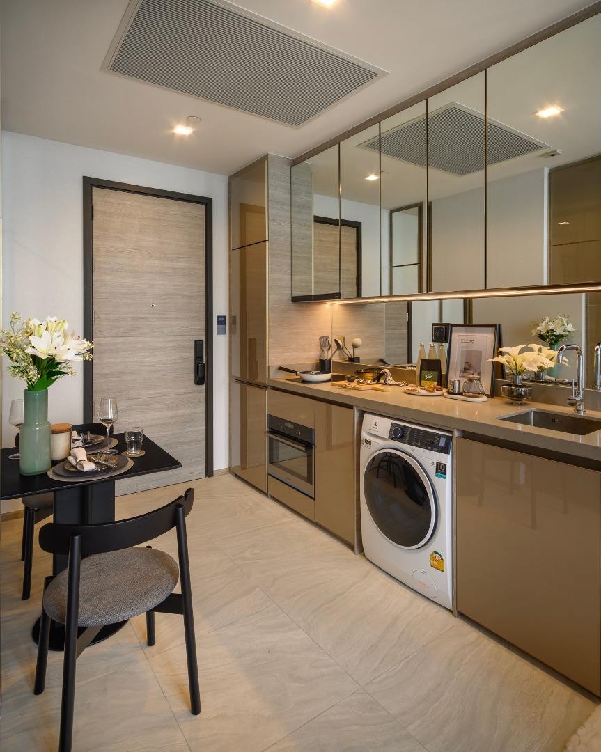 For RentCondoLadprao, Central Ladprao : 🔥For Rent Now🔥 The Crest Park Residence, Brand New 35 sq.m. + Workspace | Only 80 m from MRT