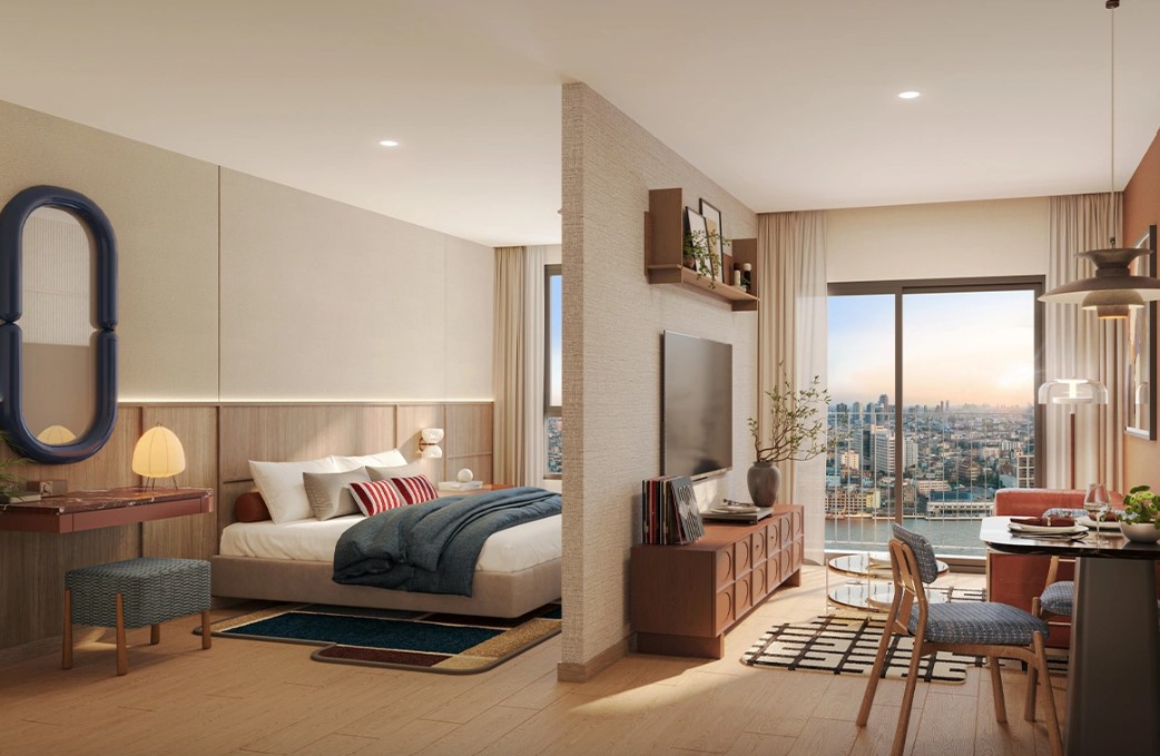 For SaleCondoWongwianyai, Charoennakor : 🔥Urgent Sale+🔥 Love Charoen Nakhon, near BTS Krung Thon Buri Station. Fully furnished and ready to move in.