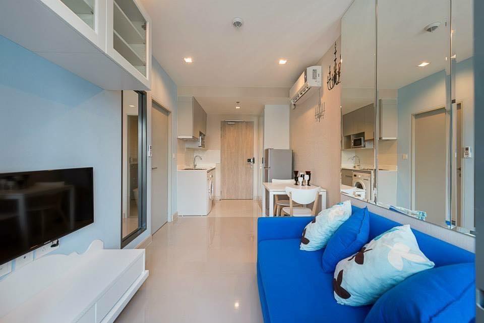 For RentCondoRama9, Petchburi, RCA : 🔥For Rent Now🔥 Ideo Mobi Rama 9, beautiful 1-bedroom unit, near MRT Rama 9 (only 2 minutes away), fully furnished and ready to move in.