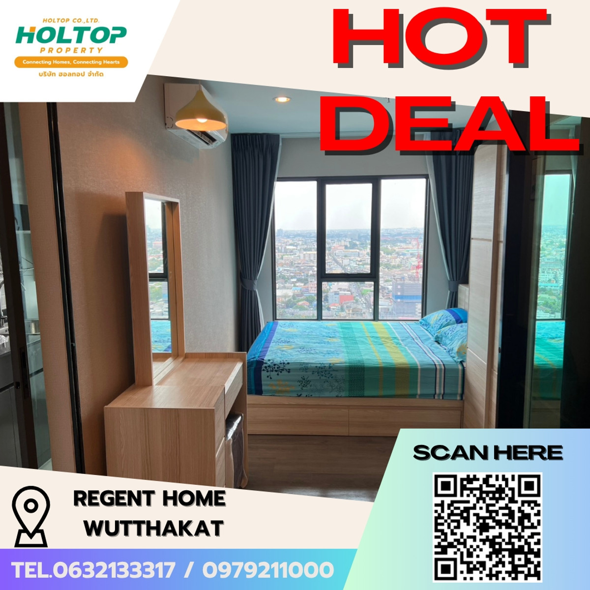 For RentCondoThaphra, Talat Phlu, Wutthakat :   #E336🎉020469 Condo for Rent at Regent Home Wutthakat