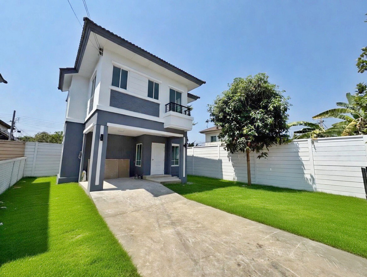 For SaleHouseRama5, Ratchapruek, Bangkruai : Single house for sale, newly renovated, The Plant Ratchaphruek, corner house 66 sq m (The Plant Ratchaphruek), cheapest in the project. Near Rama 5 roundabout and Central Westville.
