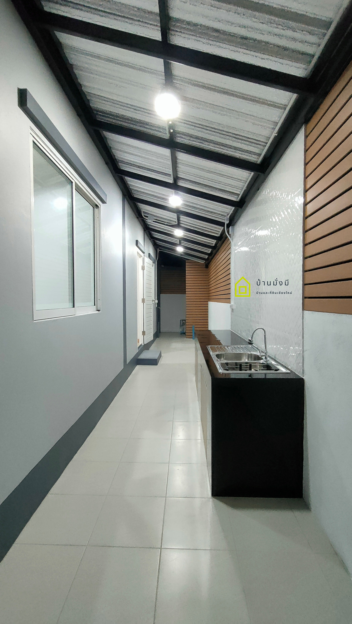 For SaleHouseChiang Mai : House near Nong Chom Intersection (Likhit Chiwan), near Ton Kla School, San Sai District, Chiang Mai.