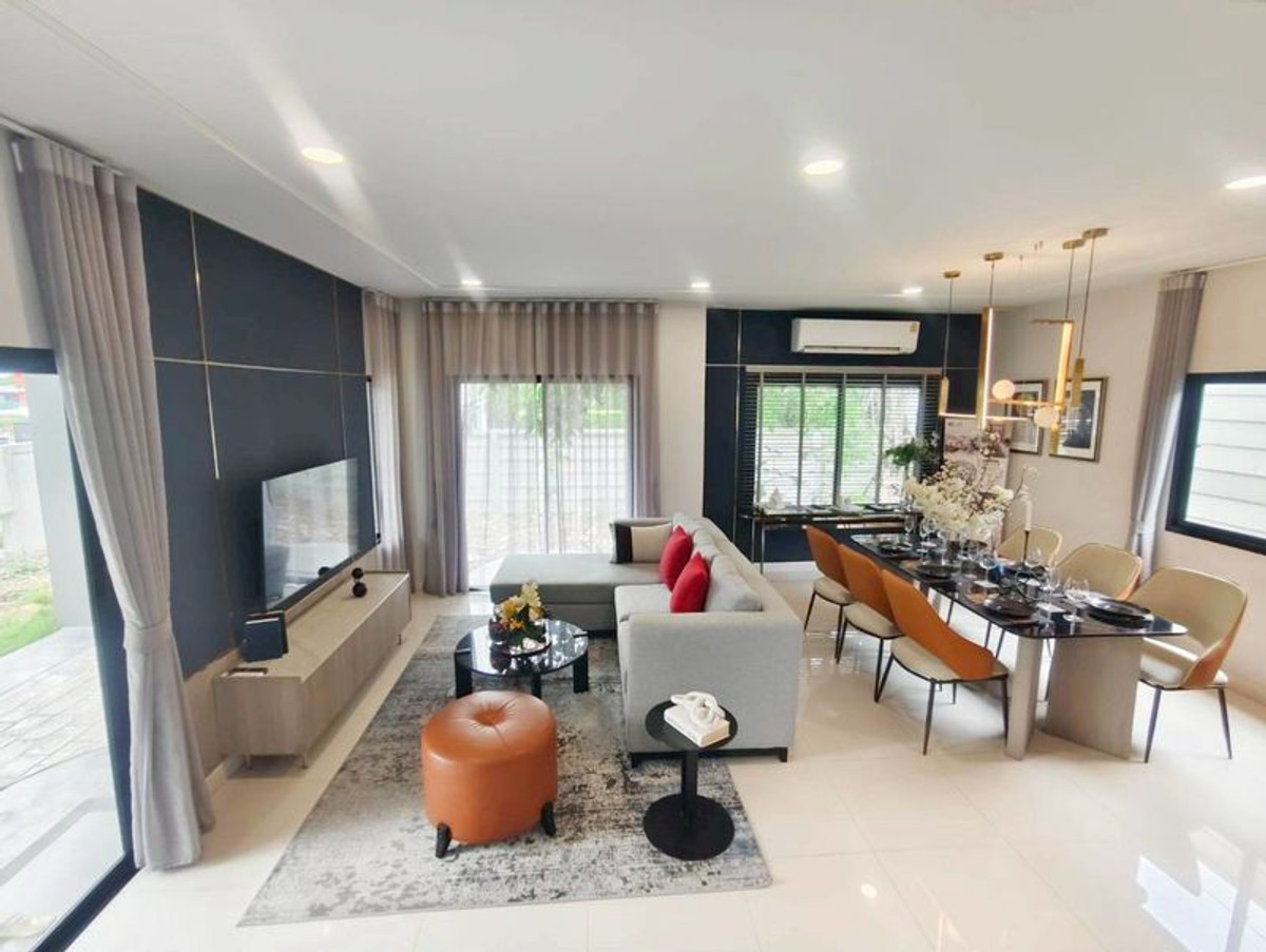 For SaleRama5, Ratchapruek, Bangkruai : 2-story detached/detached house for sale, Britannia Ratchaphruek-Kanchanaphisek project, usable area 145 - 190 square meters, 3-4 bedrooms, Soi Wat Tha Kwian. Khlong Phra Udom Subdistrict Lat Lum Kaeo District Pathum Thani Province