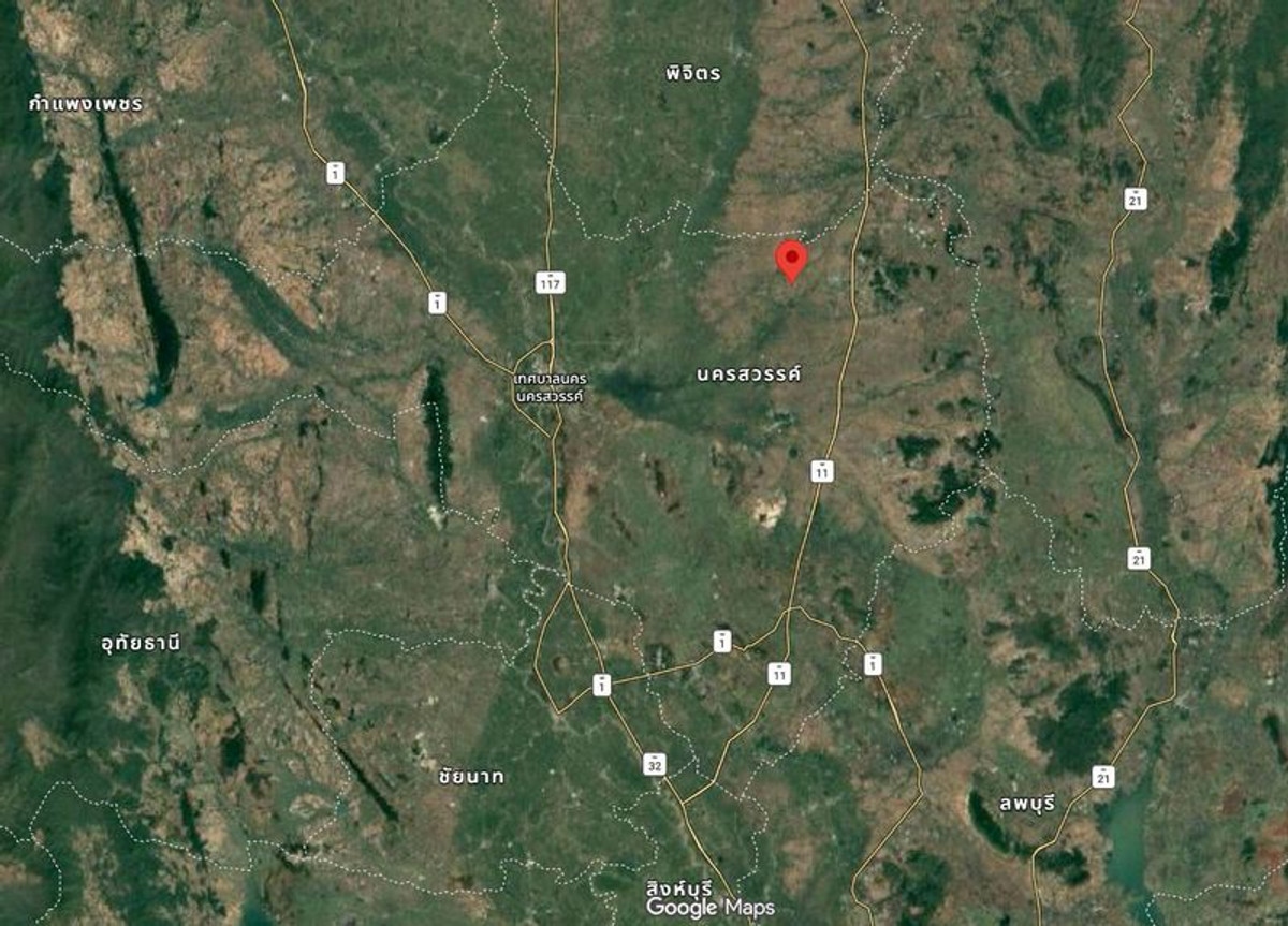 For SaleLandNakhon Sawan : Land for sale 64-0-48 rai, Huai Tan Nuea Subdistrict, Nong Bua District, Nakhon Sawan Province.