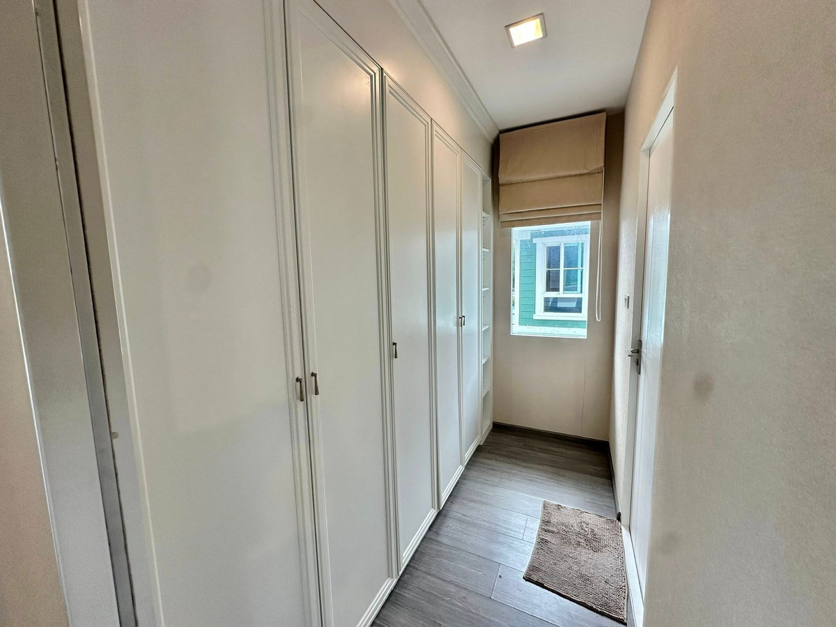 For RentHouseBangna, Bearing, Lasalle : For rent, 2-story detached house, Chaiyaphruek Village, Bangna Km. 7, beautiful house, good condition. Fully furnished, ready to move in, price 55,000 baht.