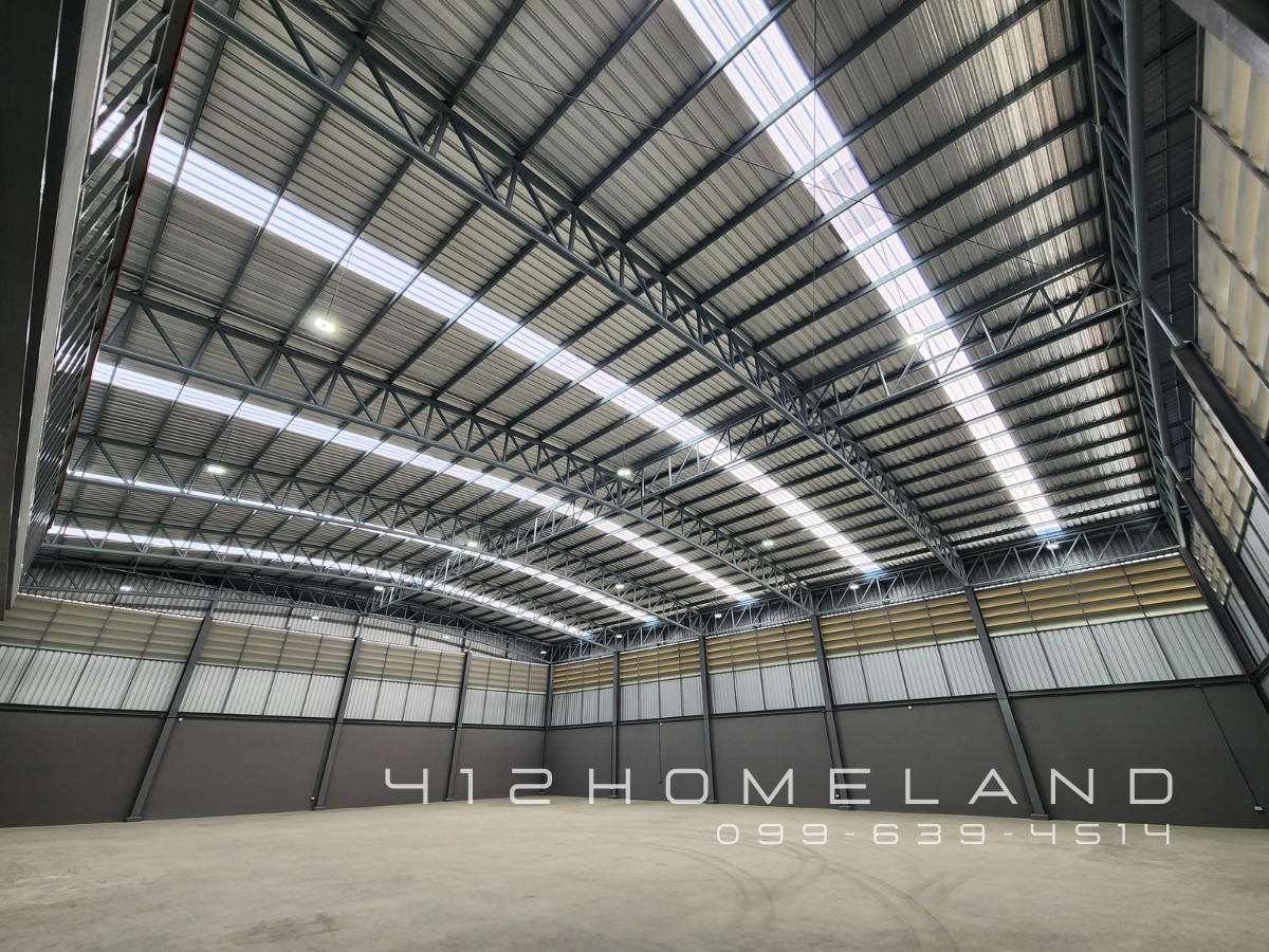 For RentWarehouseSamut Prakan,Samrong : Warehouse for rent, 873 sq m., 2-story office, area 1 rai, water and electricity ready, big cars can enter, easy to travel, Bang Bo, Samut Prakan.