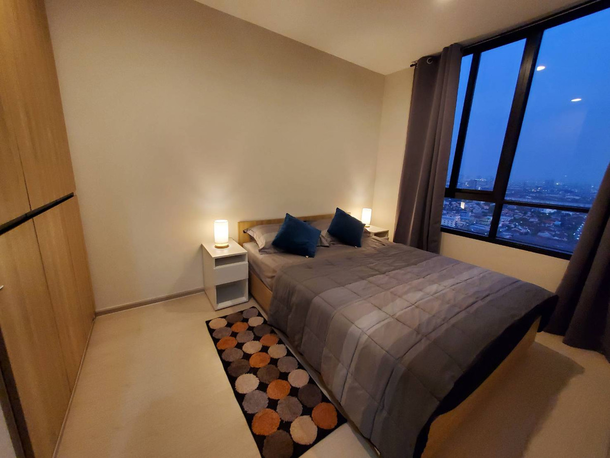 For RentCondoChaengwatana, Muangthong : NueNoble Chaengwattana for rent 12,000 baht 28th floor, beautifully decorated room, complete with electrical appliances. 🔥Near the government center 🔥 and Muang Thong Thani