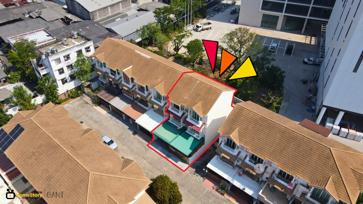 For SaleTownhomeRama3 (Riverside),Satupadit : 3-Story Townhome, 2 Units, Ready to Move In, City Center, Arunphat Village, Rama 3 (Gant-344)