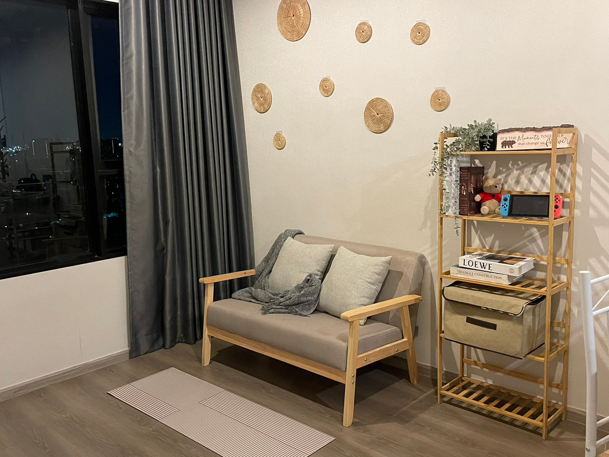 For RentCondoThaphra, Talat Phlu, Wutthakat : Condo Aspire Sathorn-Taksin (Copper Zone) 2 bedrooms, 45 sq m, 20th floor, ready to move in.