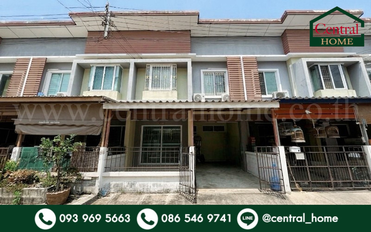 ขายทาวน์โฮมนนทบุรี บางใหญ่ บางบัวทอง : ทาวน์เฮ้าส์ บัวทองธานี เฟส 17 บ้านสภาพใหม่ ทำเลดี ราคาถูก