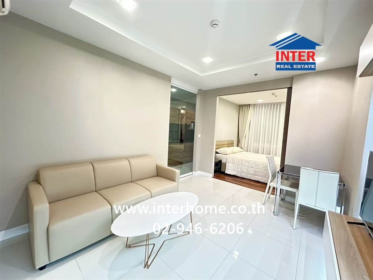 For SaleCondoSamut Prakan,Samrong : Condominium 34.08 sq m. The Metropolis Samrong Interchange Theparak Intersection, Sukhumvit Road, Theparak Road, Mueang Samut Prakan, Samut Prakan