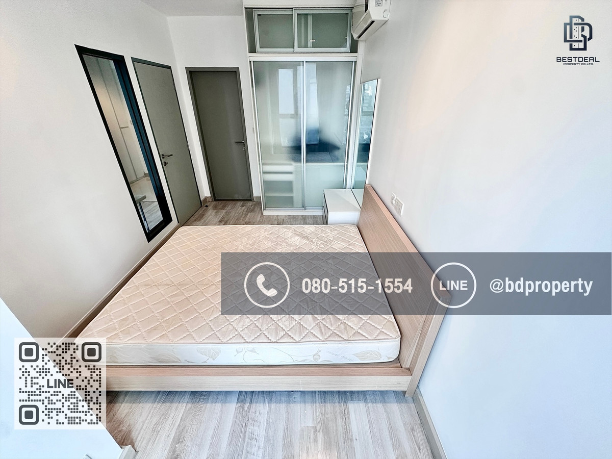 For RentCondoRama9, Petchburi, RCA : Bestdeal for rent Studio 22 sq m. Price 13,000/month only. Fully furnished and electrical appliances "IDEO MOBI RAMA 9" near MRT and Central Rama 9, only 80 m.