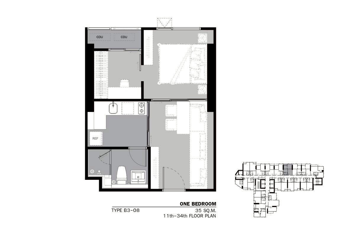 ขายคอนโดลาดพร้าว เซ็นทรัลลาดพร้าว : พร้อมขาย 5.89 /  165,000 ต่อตรม