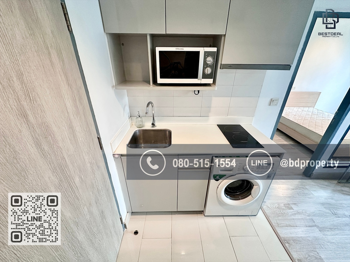 For RentCondoRama9, Petchburi, RCA : Bestdeal for rent Studio 22 sq m. Price 13,000/month only. Fully furnished and electrical appliances "IDEO MOBI RAMA 9" near MRT and Central Rama 9, only 80 m.