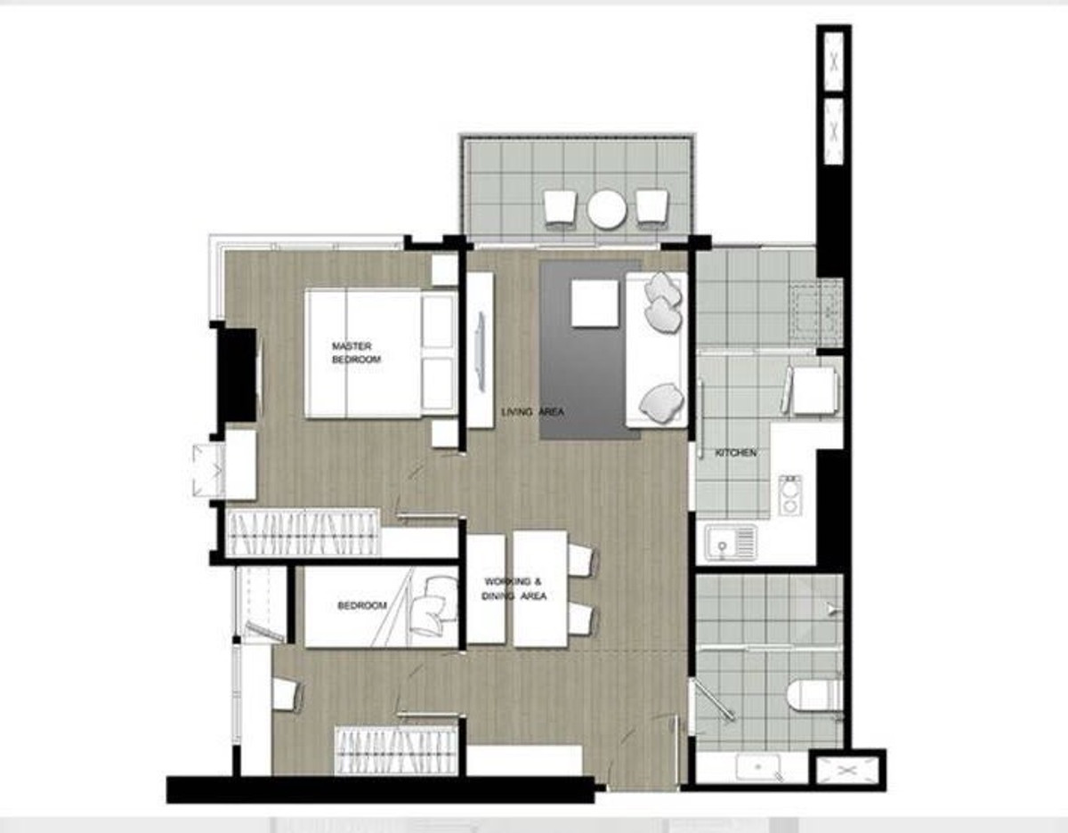 ขายคอนโดพระราม 3 สาธุประดิษฐ์ : 🌊 U Delight Residence Riverfront พระราม 3 วิวแม่น้ำเจ้าพระยา ห้องมุม 2 นอน 56 ตร.ม. แต่งครบ พร้อมอยู่ 5 ล้านบาท เท่านั้น