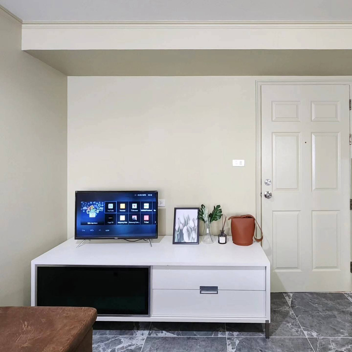 For RentCondoOnnut, Udomsuk : Condo for rent Lumpini Ville Sukhumvit 77 (BTS Onnut 900 meters), fully furnished, ready to move in.