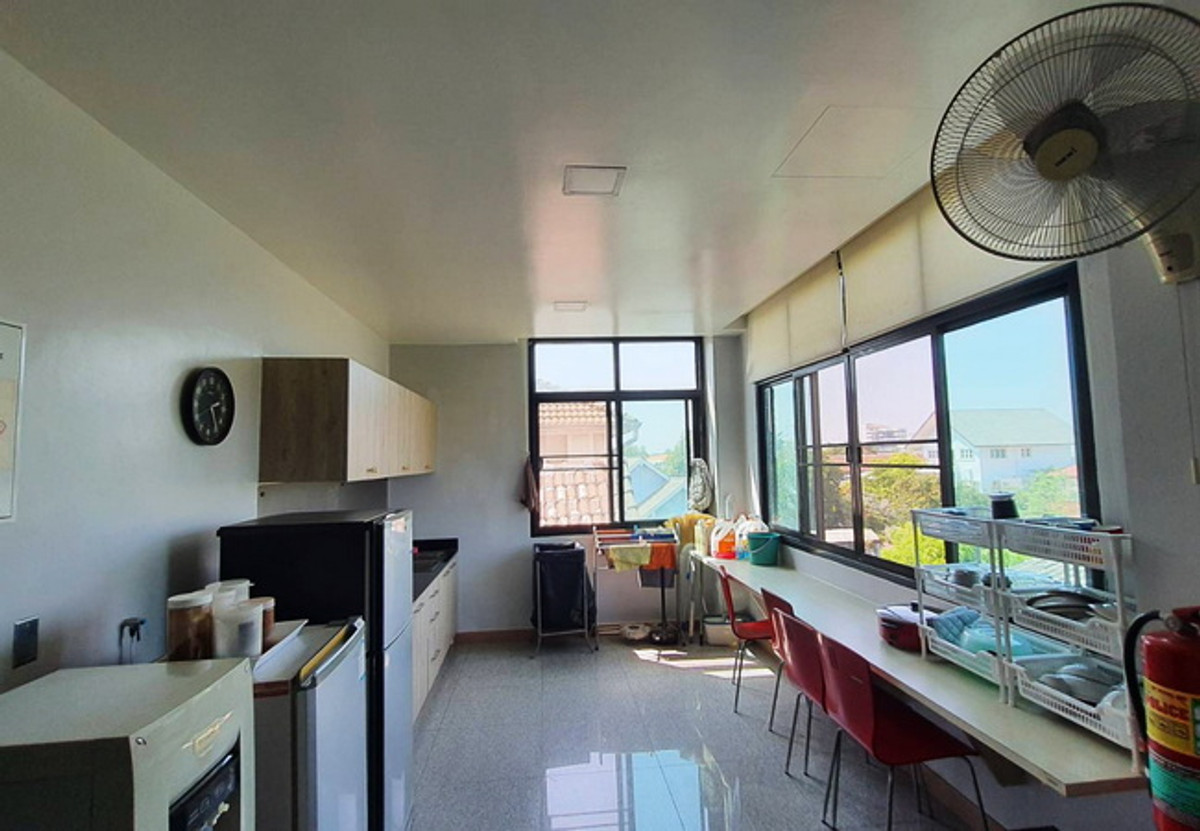 For SaleHome OfficeChaengwatana, Muangthong : Office building for sale, Soi Tiwanon-Pak Kret 22, on an area of ​​96.6 sq m, 3 floors, usable area 1,160 sq m, price negotiable.