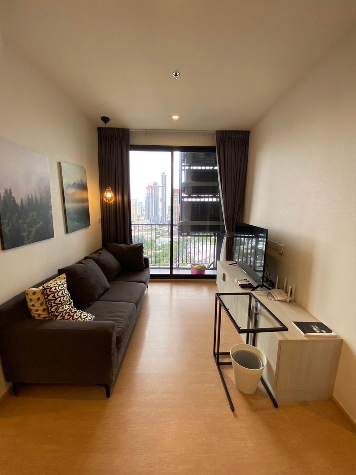 For RentCondoSukhumvit, Asoke, Thonglor : Condo for rent Maru Ekkamai 2 (pets allowed), 2 bedroom condo, fully furnished, ready to move in, close to BTS Ekkamai only 450 meters!!
