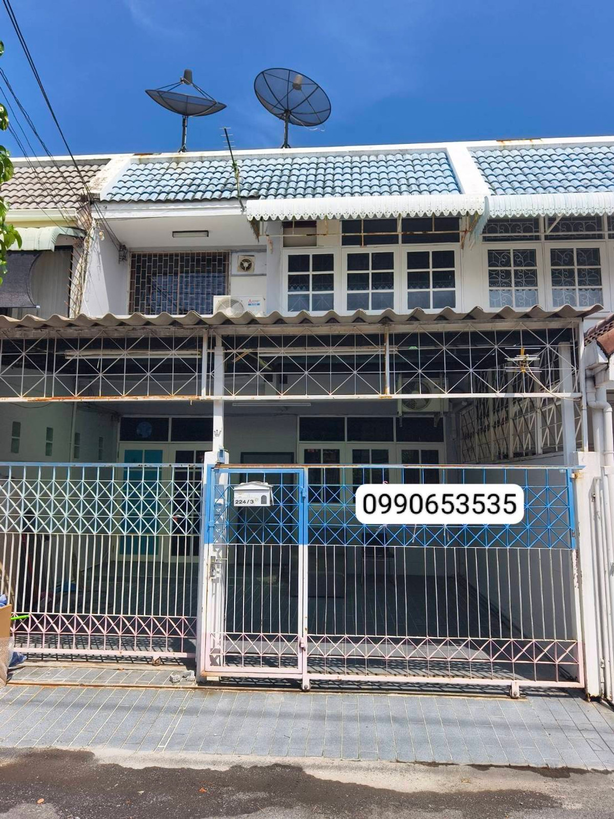 ให้เช่าทาวน์โฮมลาดพร้าว101 แฮปปี้แลนด์ : ⚡ ให้เช่า ทาวน์โฮม 2 ชั้น หมู่บ้านประชากรไทย ซอย ลาดพร้าว 93  ขนาด 23 ตร.ว. ⚡