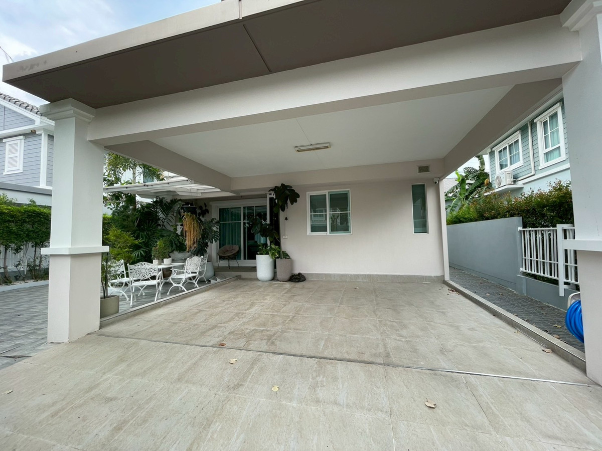 For SaleHousePathum Thani,Rangsit, Thammasat : 95886 - Single house for sale, Village Villaggio Rangsit-Klong 2, Villaggio Rangsit-Klong 2, beautiful house, new, ready to move in.