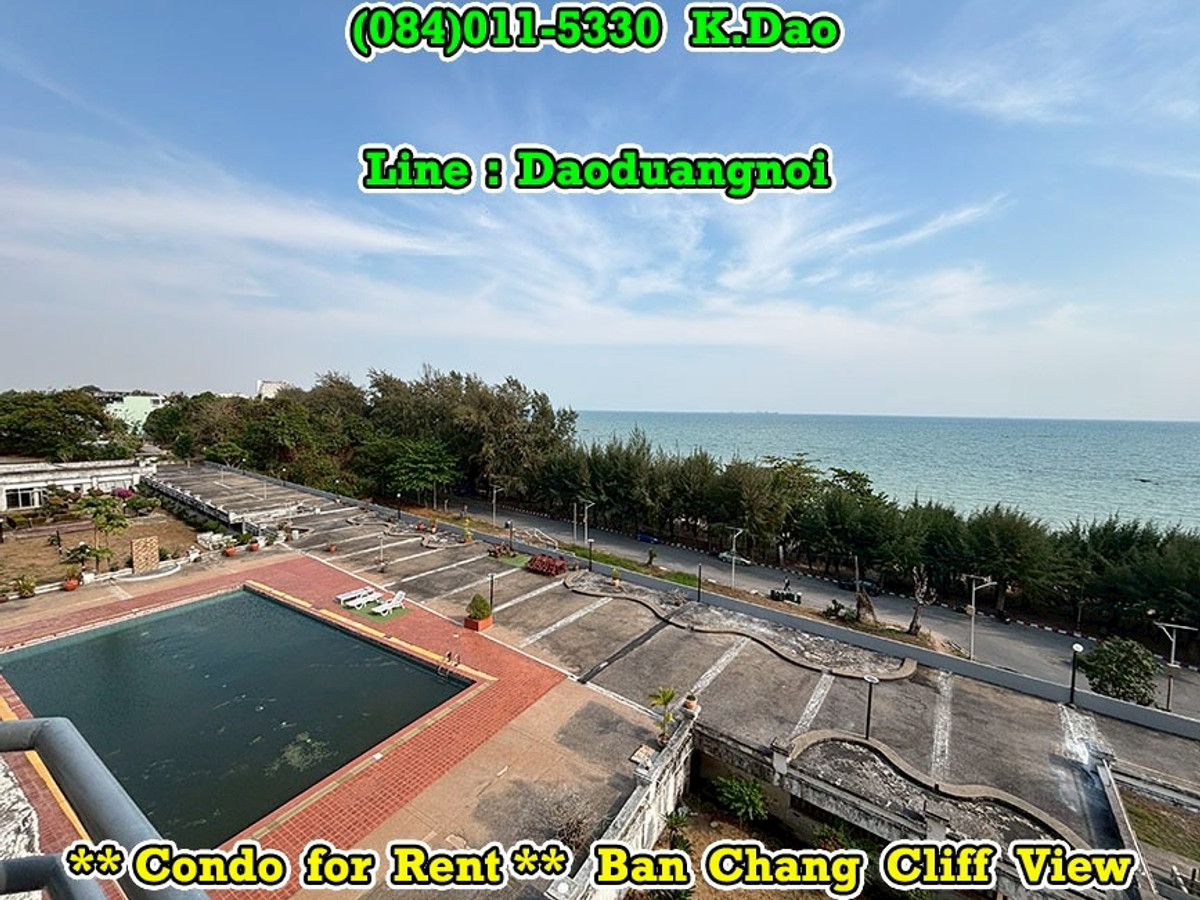 For RentCondoRayong : Ban Chang Cliff View, Ban Chang *** Condo for Rent ***