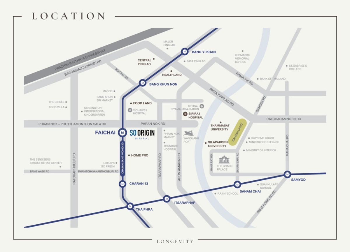Sale DownCondoPinklao, Charansanitwong : Condo down payment for sale, SO Origin Siriraj | Duo Space, 2 floors, few units, good location, near MRT Fai Chai, only 70 m. (Owner sells himself, can pay in installments)
