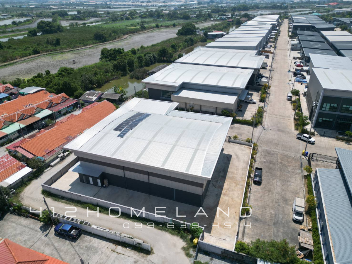 For RentWarehouseSamut Prakan,Samrong : Warehouse for rent, 873 sq m., 2-story office, area 1 rai, water and electricity ready, big cars can enter, easy to travel, Bang Bo, Samut Prakan.