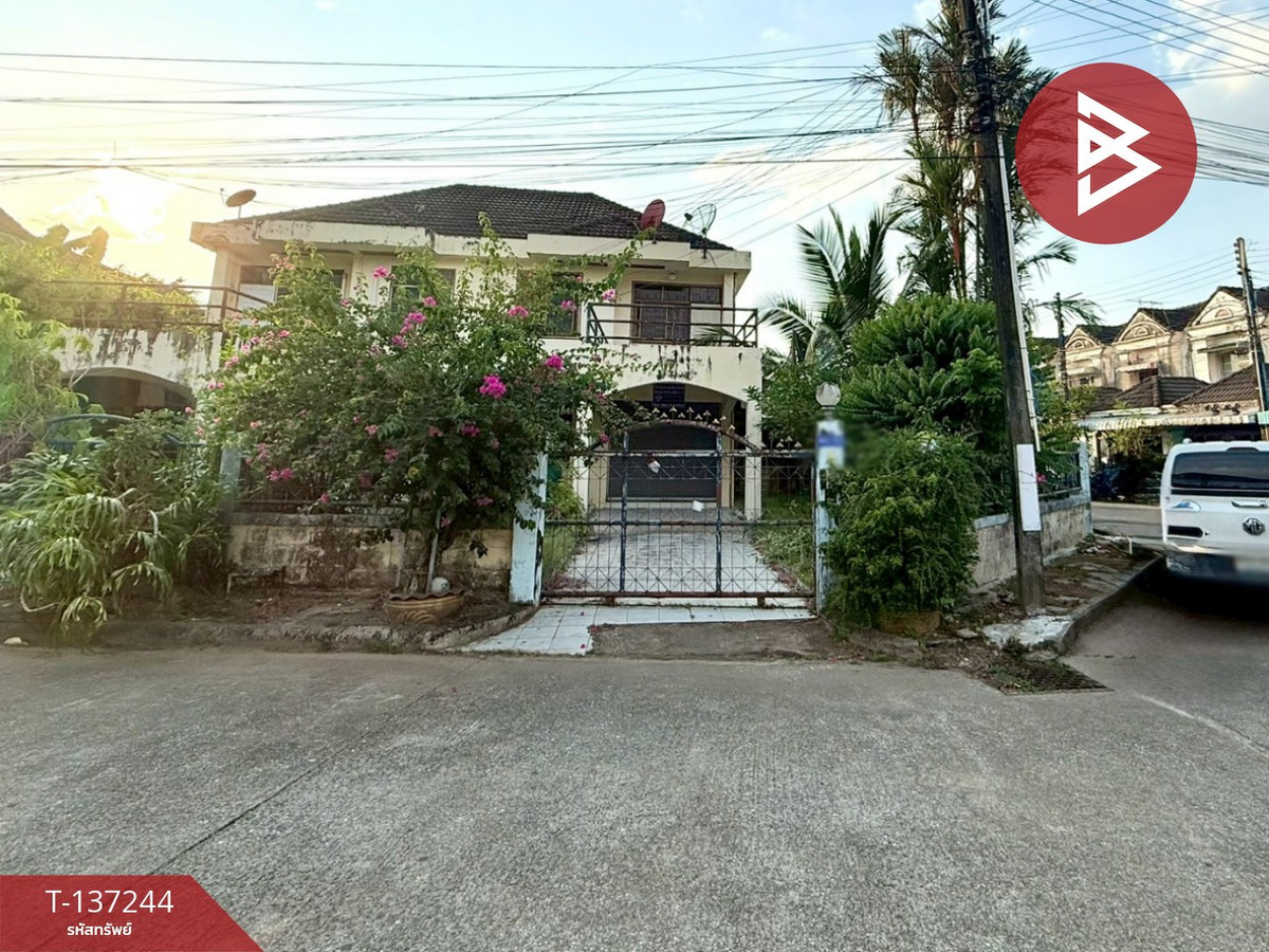 ขายจันทบุรี : ขายบ้านแฝด หมู่บ้านศิลาพร เฟส1 เกาะขวาง จันทบุรี