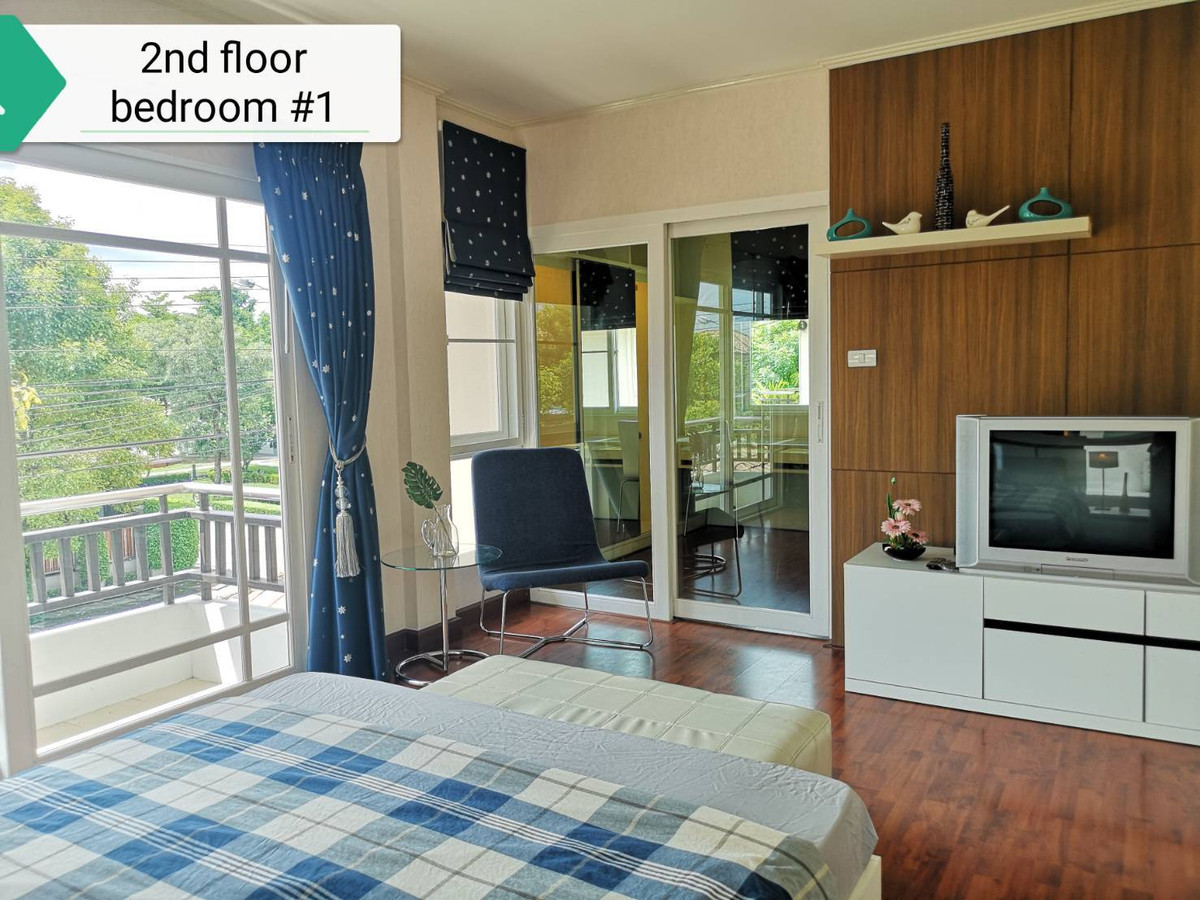 For RentHouseLadkrabang, Suwannaphum Airport : Single house for rent, Supalai Suan Luang, next to Chaloem Phrakiat Rama 9 Road (Rt-01).