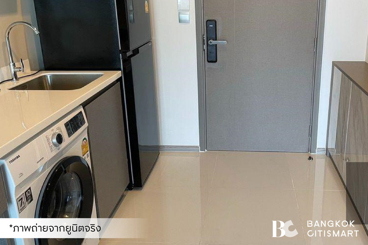 For RentCondoRama9, Petchburi, RCA : 🔥 Ready to move in, Life Asoke Hype (1 bedroom sq.m.), beautiful room, fully furnished, garden view, interested: 095-370-1451 (Kate)