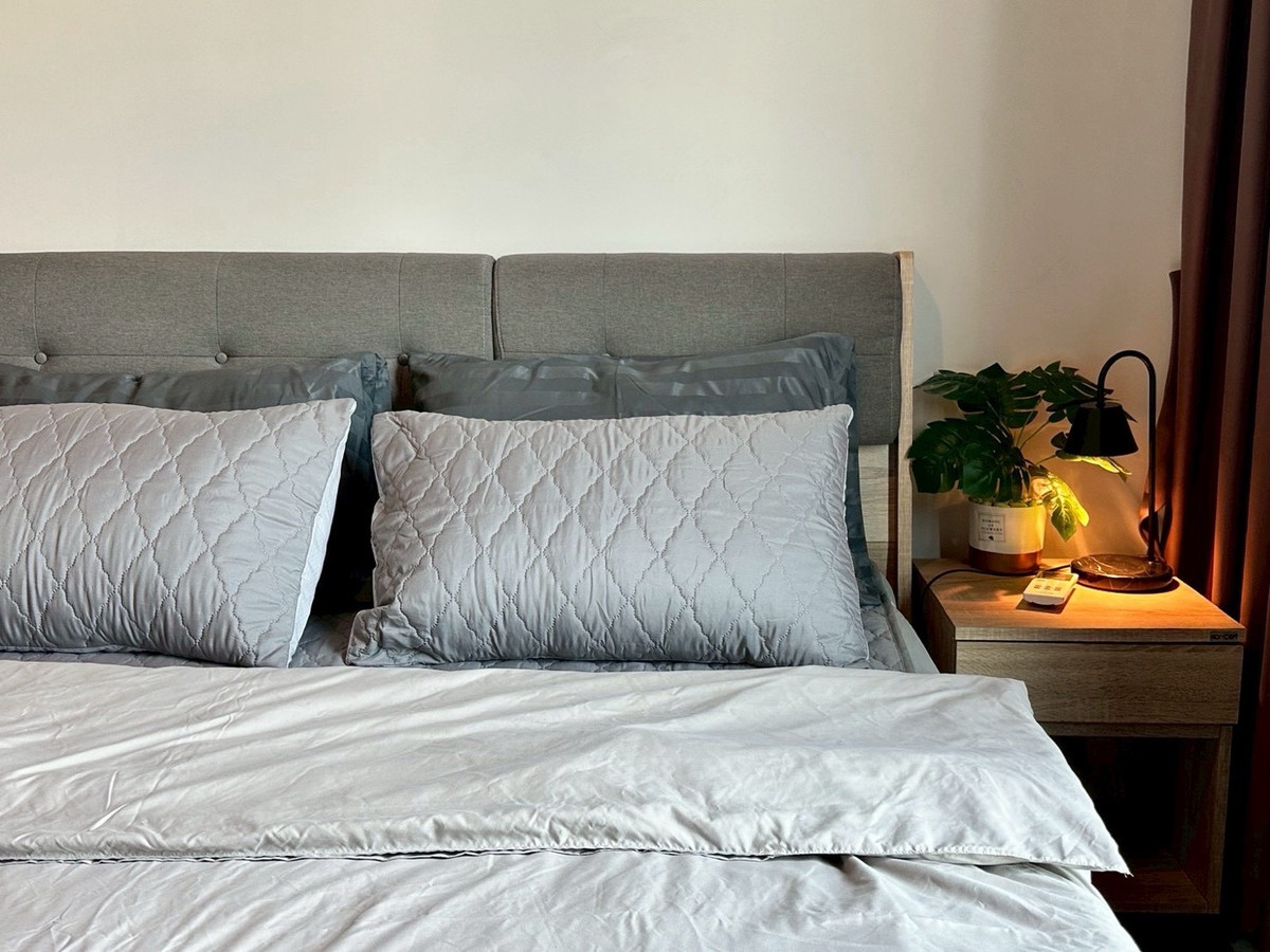 For RentCondoBang Sue, Wong Sawang, Tao Pun : 🎯For rent, The Stage Taopun Interchange, beautiful room, 10th floor, wide area 33 sq m., near MRT Tao Poon.