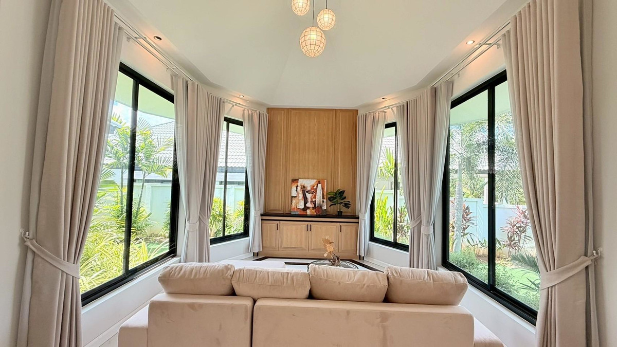 For SaleHousePattaya, Bangsaen, Chonburi : Detached House Nibbana Shade / 4 Bedrooms (FOR SALE) AM100