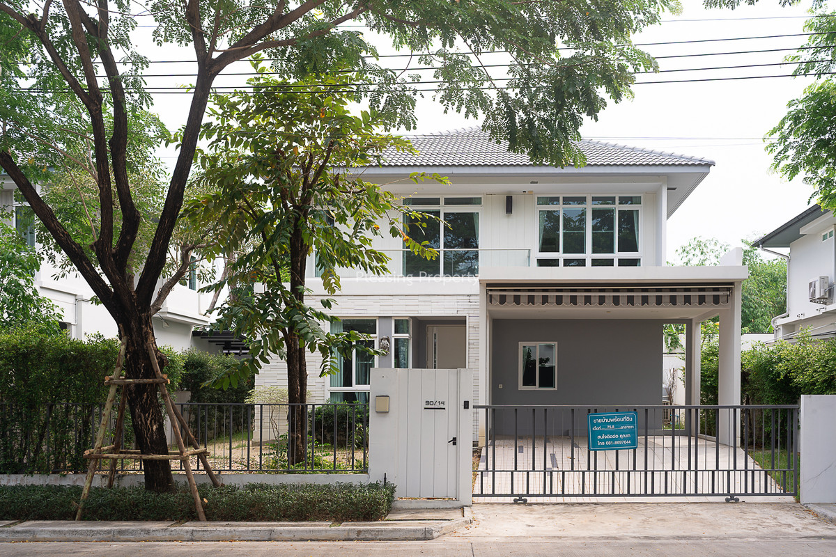 For SaleHouseNonthaburi, Bang Yai, Bangbuathong : Single house, garden view, decorated and ready to move in.