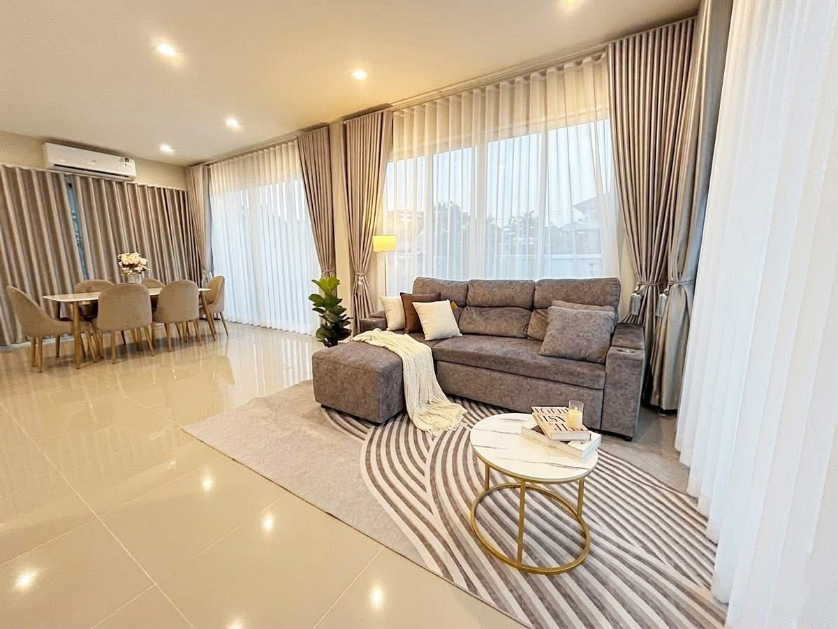 For RentHouseBang kae, Phetkasem : (For rent) ** Single house Grandio Phetkasem 81, fully furnished, ready to move in **