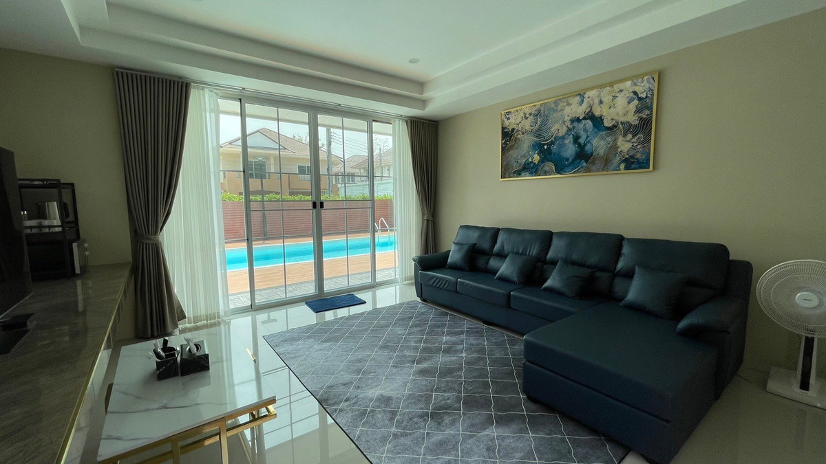 ให้เช่าบ้านนวมินทร์ รามอินทรา : ᚱ ให้เช่า บ้านเดี่ยว 🔥5 ห้องนอน 1 ห้องแม่บ้าน🔥 บ้านสวนเนรมิตร (ออเงิน-รามอินทรา) 320 ตร.ม. ที่จอดรถ 6 คัน ✅ สระว่ายน้ำส่วนตัว